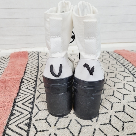 CONVERSE CHUCK TAYLOR ALL STAR GR82 PLATFORM WOMEN'S BOOTS in WHITE, sz 6 - Picture 8 of 16